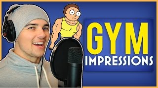 IMPRESSIONS of People at the GYM! | Mikey Bolts