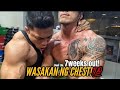 CHEST WORK OUT | DIET COOKING TIPS | 7 WEEKS OUT IFBB