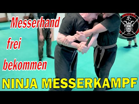 Ninja-Escrima: Messerkampf, Messerhand wird gegriffen
