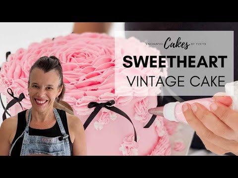 🎀 FREE Vintage Pink Cake Guide – Step-by-Step Tutorial + Bonus Video!
