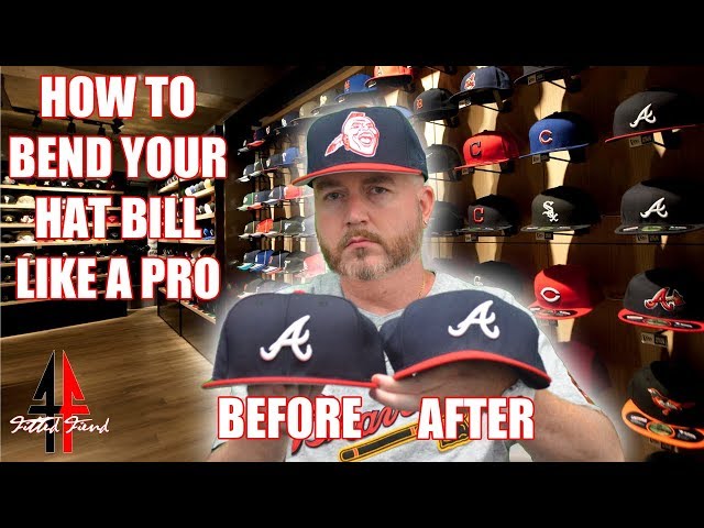 how to bend a hat bill
