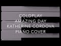 Coldplay - Amazing Day (HQ piano cover) 