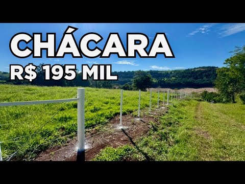 VENDIDO - CHÁCARA 20MIL M² NO OESTE DE SC POR R$195MIL | VISTA PANORÂMICA E POTENCIAL ENORME