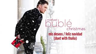 Kadr z teledysku Miss Deseos / Feliz Navidad tekst piosenki Thalia feat. Michael Bublé