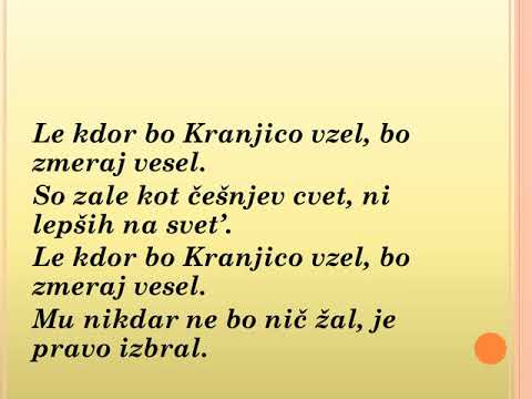 Kranjsko dekle   Alpski kvintet-Z_BESEDILOM