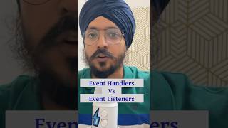 JavaScript interview question! 🙋‍♀️ 💻 Event handler Event Listener #javascriptinterviewquestions