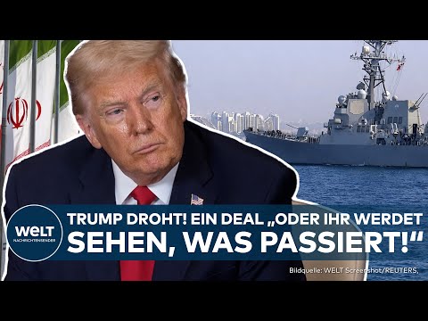 Video Thumbnail: IRAN: Säbelrasseln an Irans Küste! US-Präsident Donald Trump droht Mullah-Regime und forciert Deal