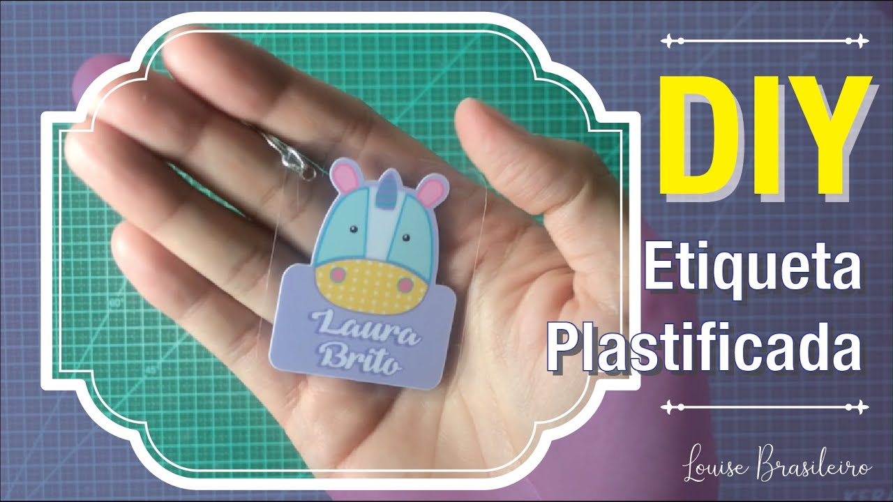 Etiquetas Plastificadas - Tag escolar