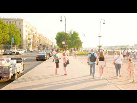 Walking tour of Saint Petersburg, from Vasileostrovskaya metro  to Admiralteiskaya metro.Part 3