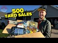 $1,000 To Spend at the BIGGEST YARD SALES