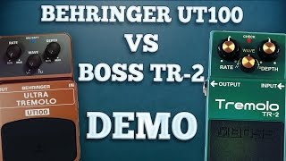 Video thumbnail for Behringer UT100 VS Boss TR-2 Tremolo (Comparison) by Ryan Lutton