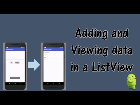Saving data with SQLite and adding it to a ListView