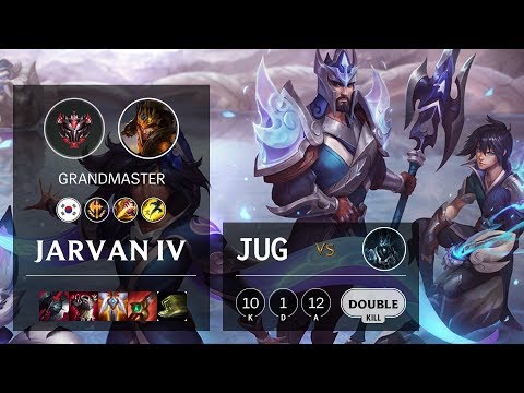Jarvan IV Jungle vs Karthus - KR Grandmaster Patch 10.7