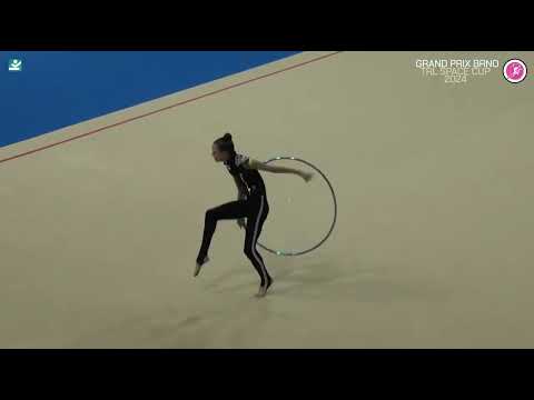 ONOFRIICHUK Taisiia (UKR) HOOP EF 34,25 - Apparatus Final - GP Brno 2024