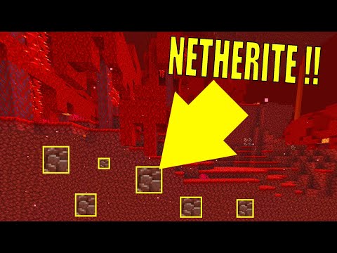 COME TROVARE LA NETHERITE SU MINECRAFT!!