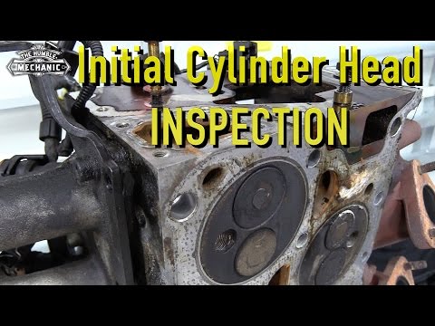 Initial VR6 Cylinder Head Inspection.