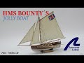 Miniature vidéo Maquette bateau en bois : H.M.S. Bounty's Jolly Boat