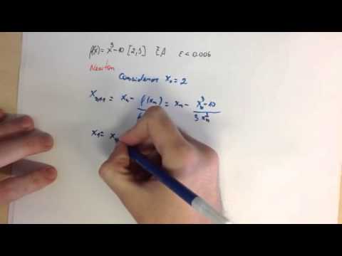 Introdução ao Cálculo Numérico - Bisseção, Newton e Secante - Parte 1