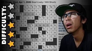 NY Times Crossword | Wednesday, April 1st, 2026 | Unathletic Puzzles