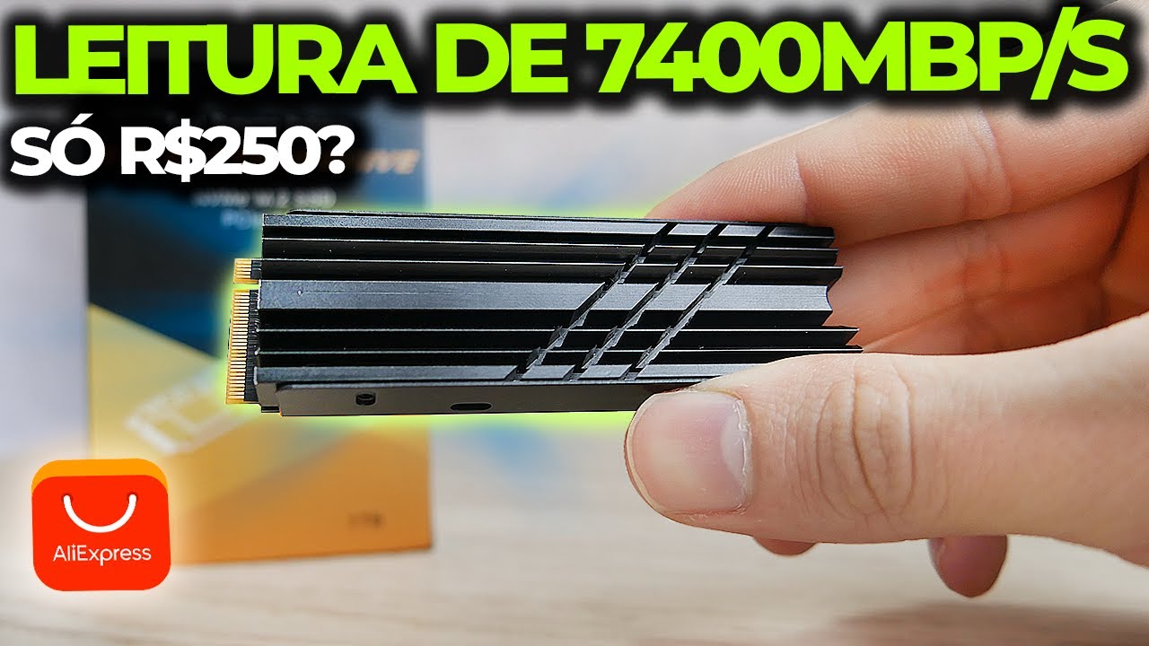 SSD NVME DE 1TB COM 7400MBP/S DE LEITURA POR R$250, O KOOTION X16 DO ALIEXPRESS VALE A PENA?