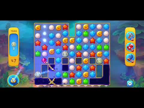 Fishdom 7644 Hard Level - NO 💣🧨💥
