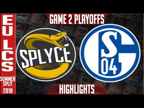 SPY vs S04 Highlights Game 2 | EU LCS Playoffs Quarter-Final Summer 2018 | Splyce vs FC Schalke 04
