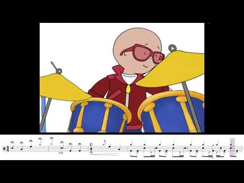 Caillou Drum Solo Transcription