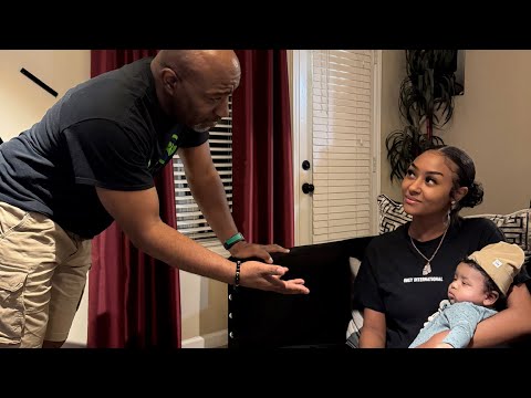 Gabrielle tells Sherman her child’s father Que hasn’t been around lately