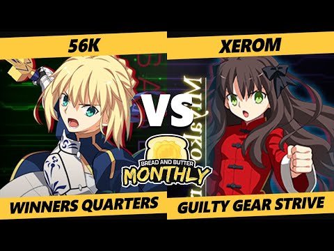 Bread and Butter 27 Winners Quarters - 56k (Saber) Vs. Xerom (Miyako) Melty Blood: Type Lumina