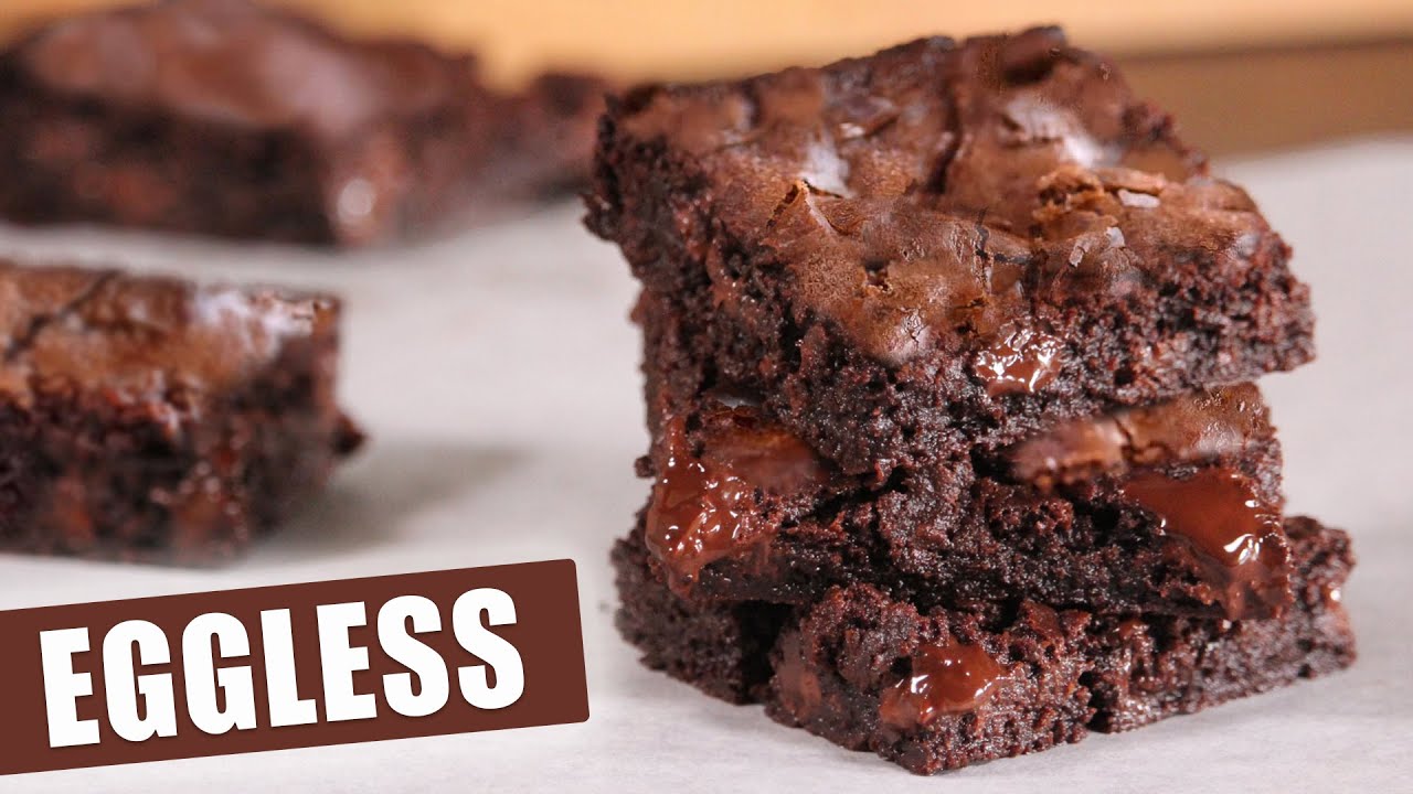 My Best Eggless Fudgy Brownies | How Tasty Channel