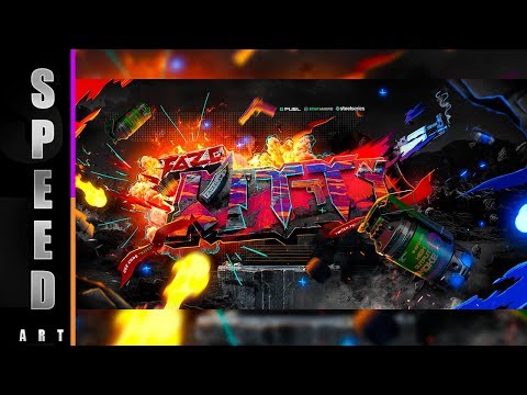 SPEED ART - HEADER FOR FAZE KITTY - Erlanz