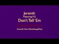 Jeremih feat. YG - Don't Tell 'Em (Clean Version ...