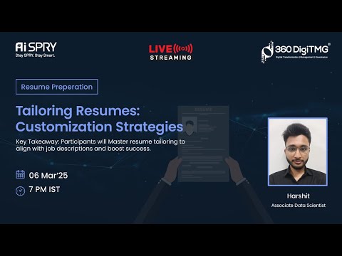 Resume Building 15th February 360DigiTMG