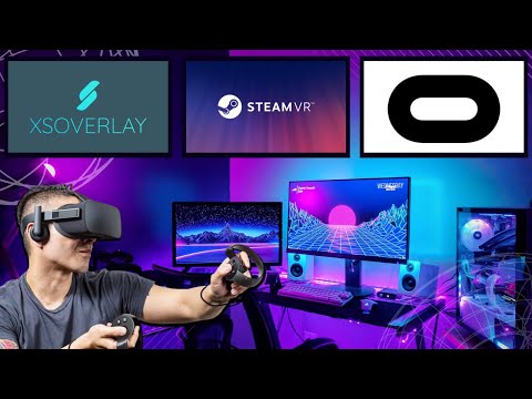 Como mexer no PC pelo seu Oculus VR | XSOverlay / SteamVR / APP Oculus | Rift CV1 | PT-BR