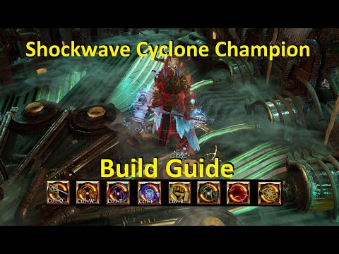 [3.21] Shockwave Cyclone Champion - 9 Aura & Triple Curse - Build Guide