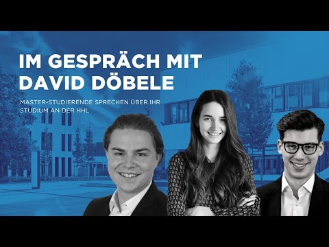 David Döbele im Gespräch mit Studierenden: Master-Studium an der HHL