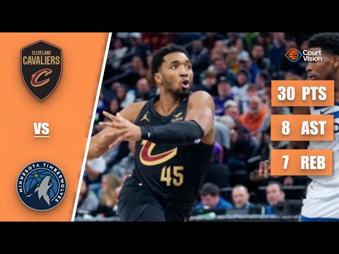 Donovan Mitchell - 30 Points, 8 Assists, 7 Rebounds vs Timberwolves - 2025-26 Regular Season