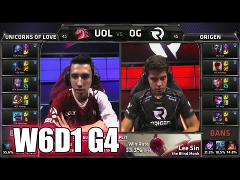 Unicorns of Love vs Origen | S5 EU LCS Summer 2015 Week 6 Day 1 | UOL vs OG W6D1 G4 Round 2
