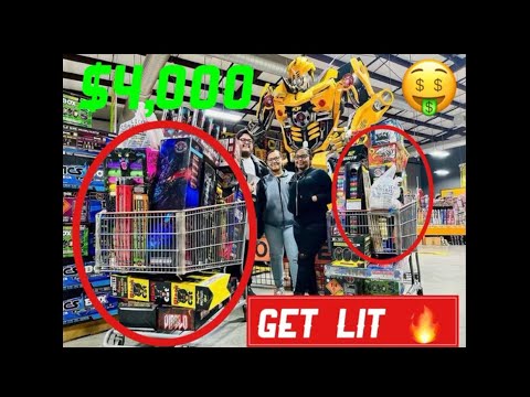 4K Shopping Spree At Elites Fireworks Super Center!!! ￼