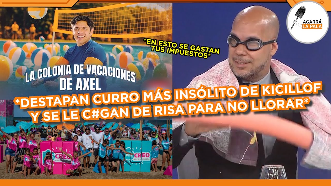 SE DESTAPÓ EL HALLAZGO MÁS INSÓLITO DE KICILLOF QUE ES REIR PARA NO LLORAR: "COLONIA DE VERANO"