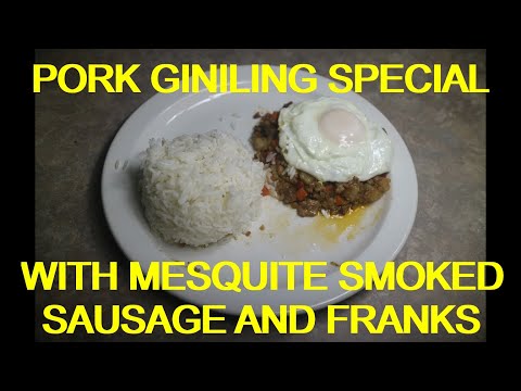 Filipino Pork Giniling W/ Sausage & Franks. Easy & Delicious Filipino Homecooked Recipe.