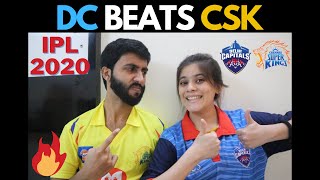 DC wins - CSK vs DC - IPL 2020 - Chennai Super Kings vs Delhi Capitals