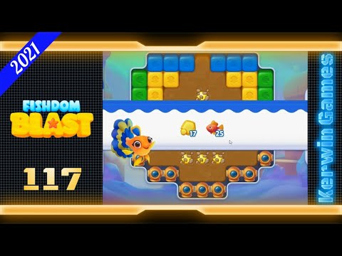 Fishdom Blast Level 117 - No Boosters - 39 moves (2021)