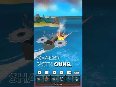 Does any other pirate game have SHARKS with GUNS?