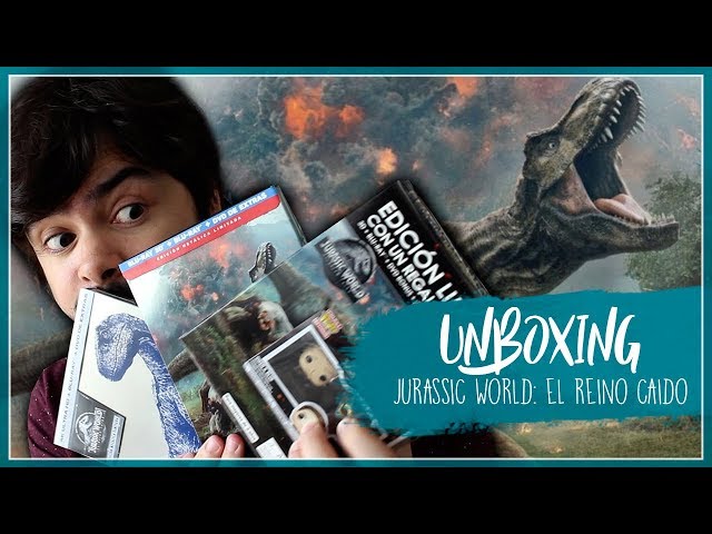 Vídeo relacionado con Jurassic World 2 El Reino Caido (BD3D+BD+DVD Extras) - Edición 2 Llaveros Funko [Blu-ray]