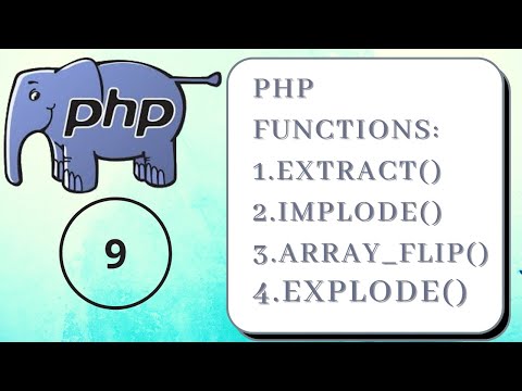 Php Built In Functions Extract Implode Array_flip Explode
