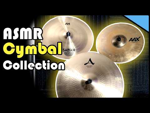 My Cymbal Collection | ASMR Drum Tech POV