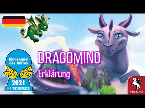 DRAGOMINO - Kinderspiel des Jahres 2021 |DE| Erklärvideo | Pegasus Spiele