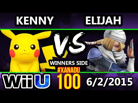 Xanadu 100 - Kenny (Pikachu) Vs iQHQ | Elijah (Sheik, Yoshi) SSB4 Tournament - Smash 4