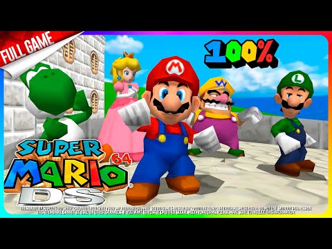 Super Mario 64 DS [High Internal Resolution] (Nintendo DS - US) Longplay (100%)